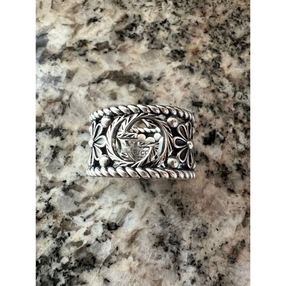 Ring Jewelry - Fashion Interlocking G and Floral Ring